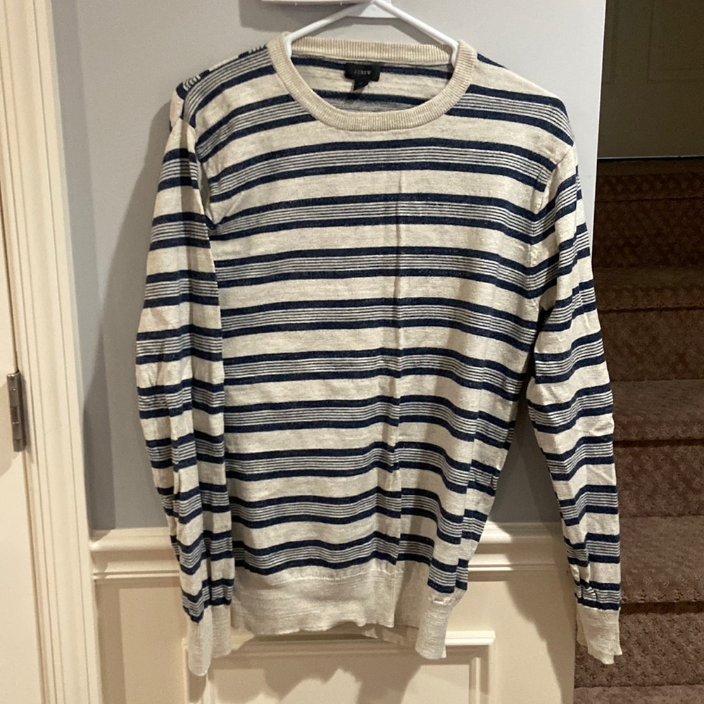 J crew striped sweater